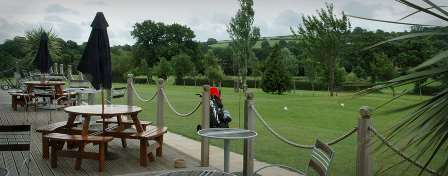 Decking at waterbridge golf course