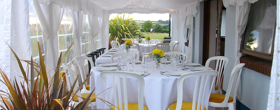 Decking at waterbridge golf course